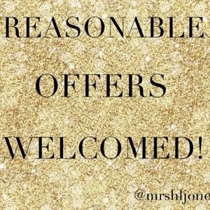 I'm willing to take offers!!!